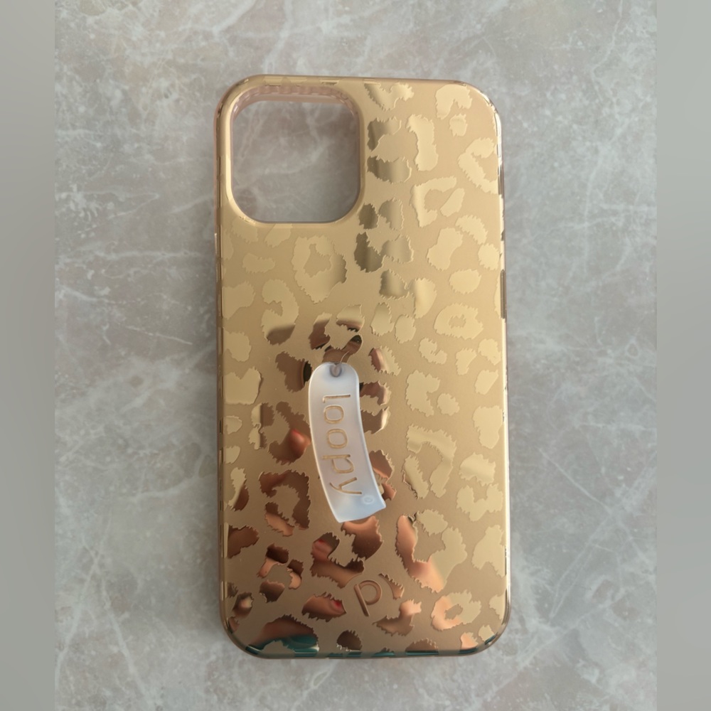 Cheetah Print Righty Loopy iPhone 12/12 pro Case